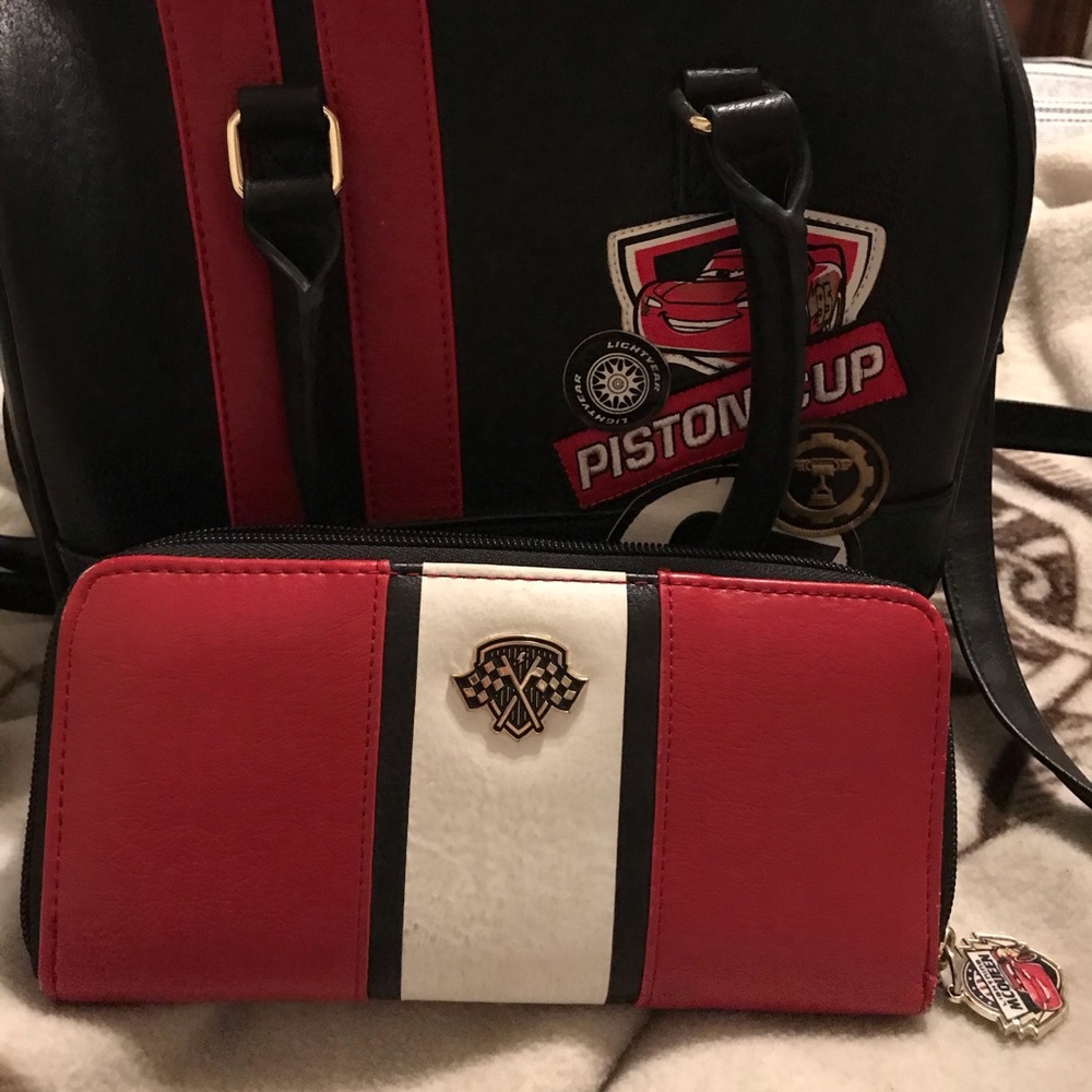 Lightening McQueen purse with wallet